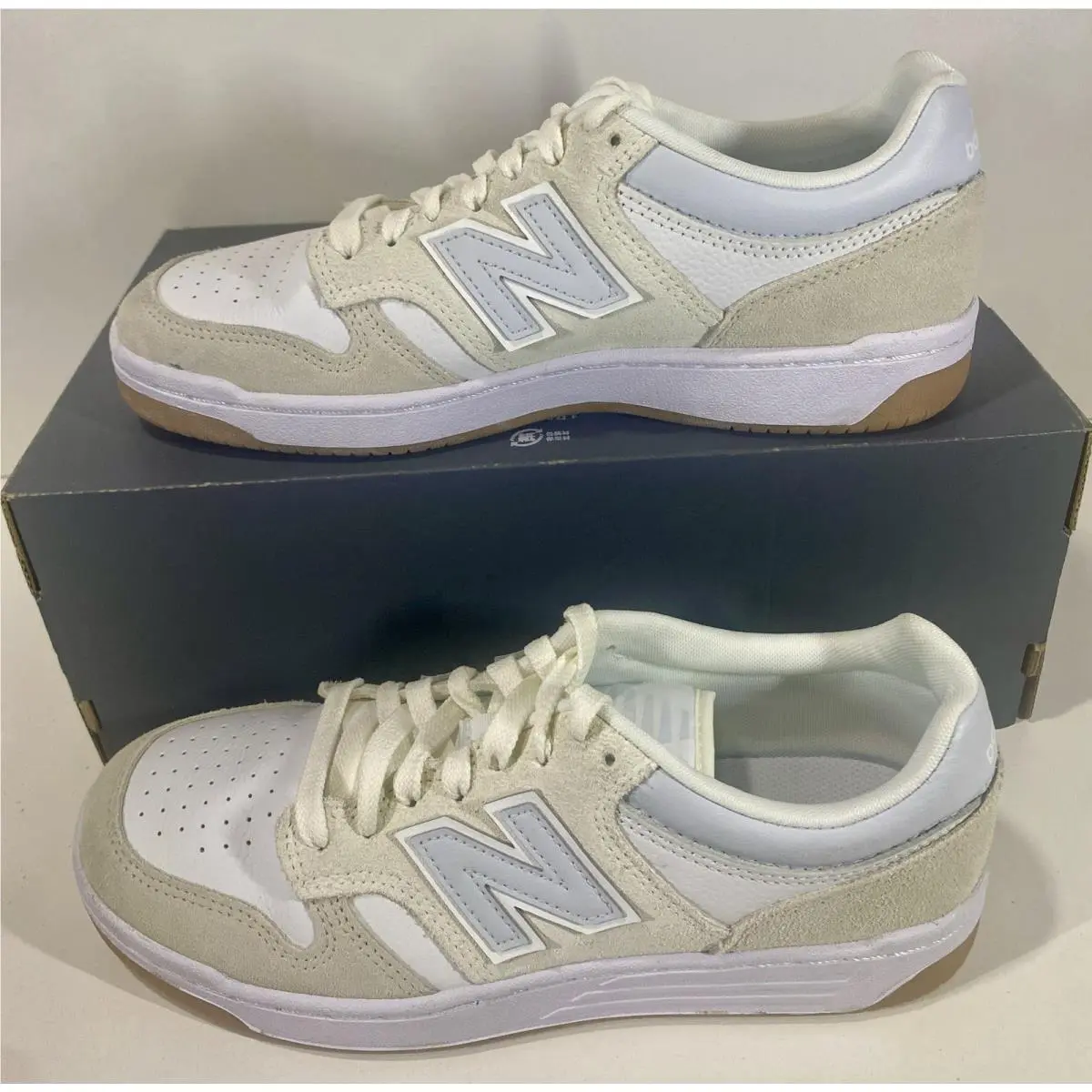 New Balance shoes - New Balance 480 - BB480LSW - White/Blue (UPC: 0197968541628) 0