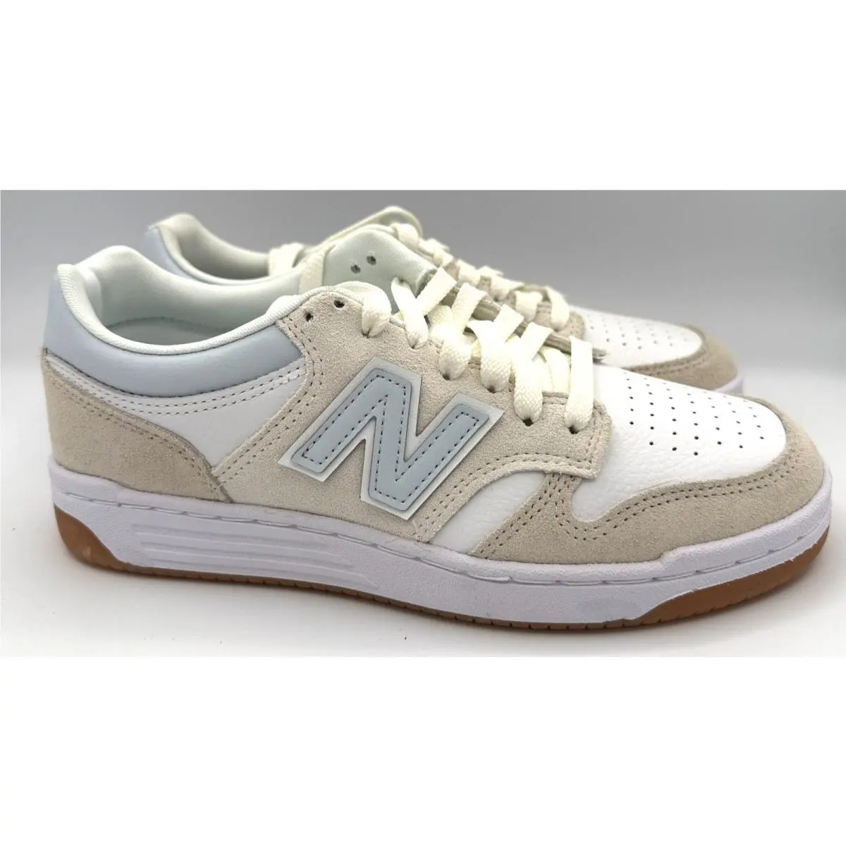New Balance 480 Shoes Mens Size 7 White Blue BB480LSW