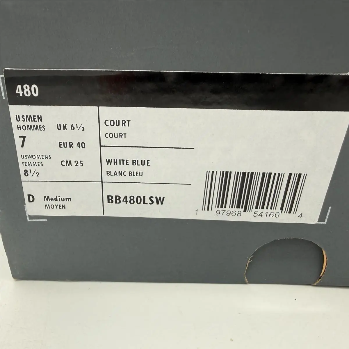 New Balance shoes - New Balance 480 - BB480LSW - White 0
