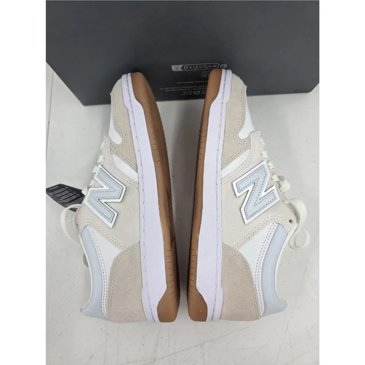 New Balance shoes - New Balance 480 - BB480LSW - White / Light Blue 3