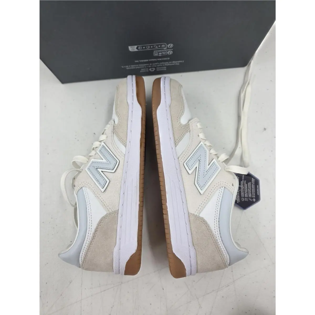 New Balance shoes - New Balance 480 - BB480LSW - White / Light Blue 4