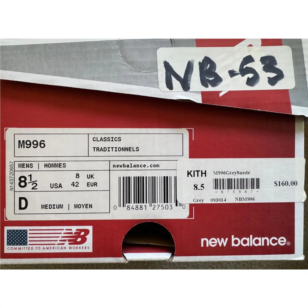 New Balance shoes - New Balance 996 - NBM996 - Gray 6