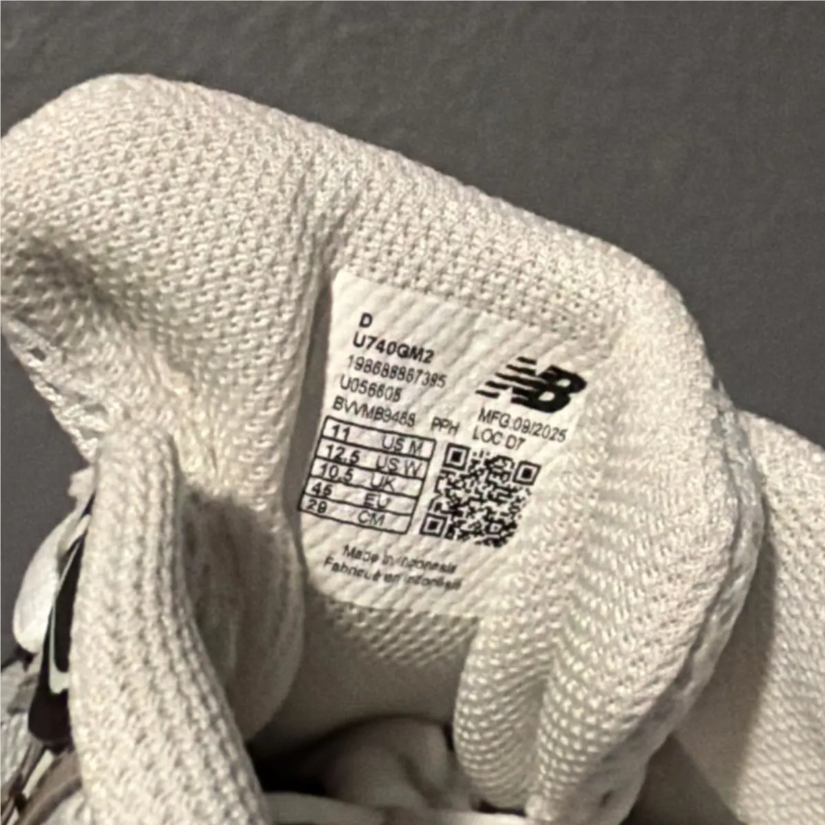 New Balance shoes - U740GM2 - U740GM2 - WHITE/BROWN (UPC: 198688869498) 12