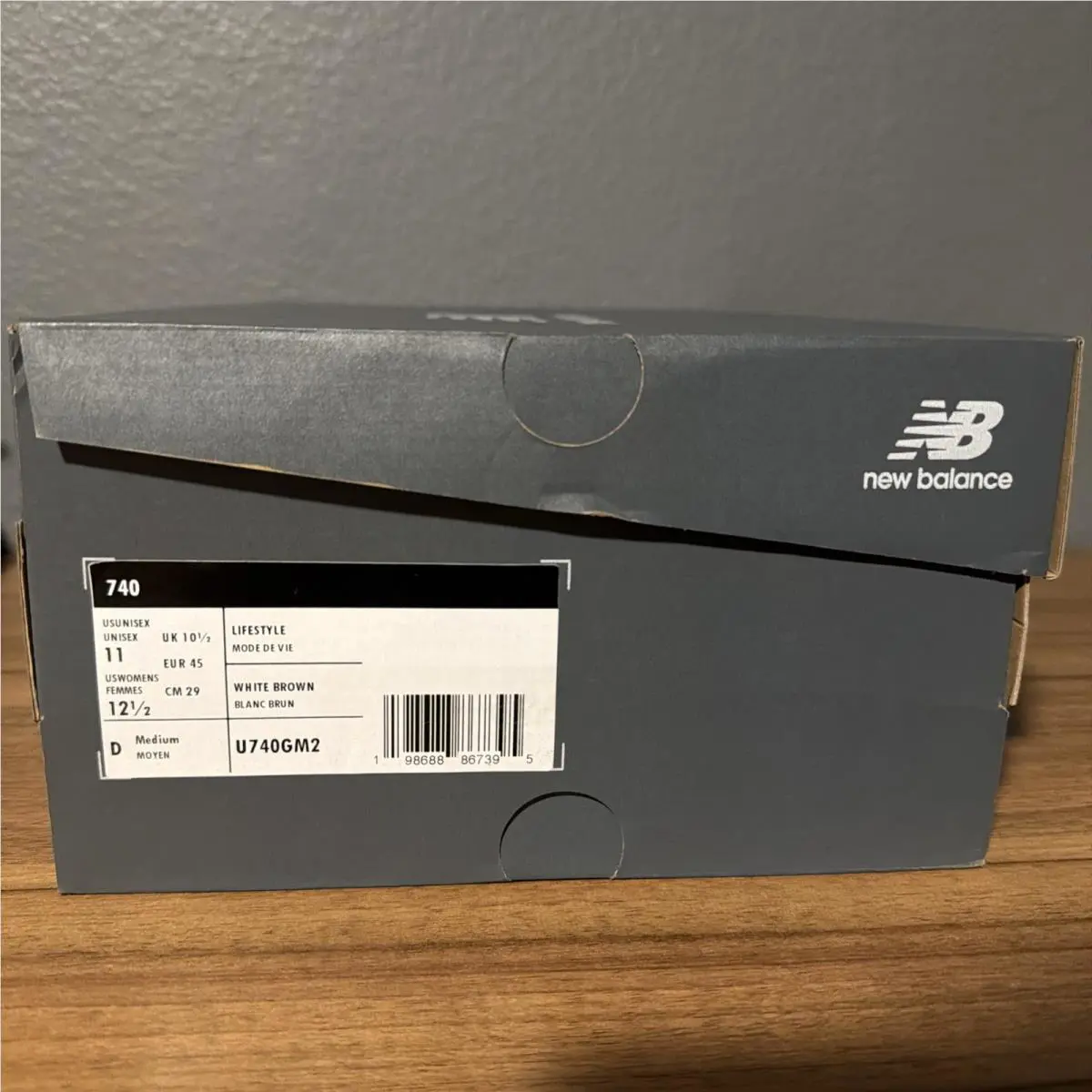 New Balance shoes - U740GM2 - U740GM2 - WHITE/BROWN (UPC: 198688869498) 5