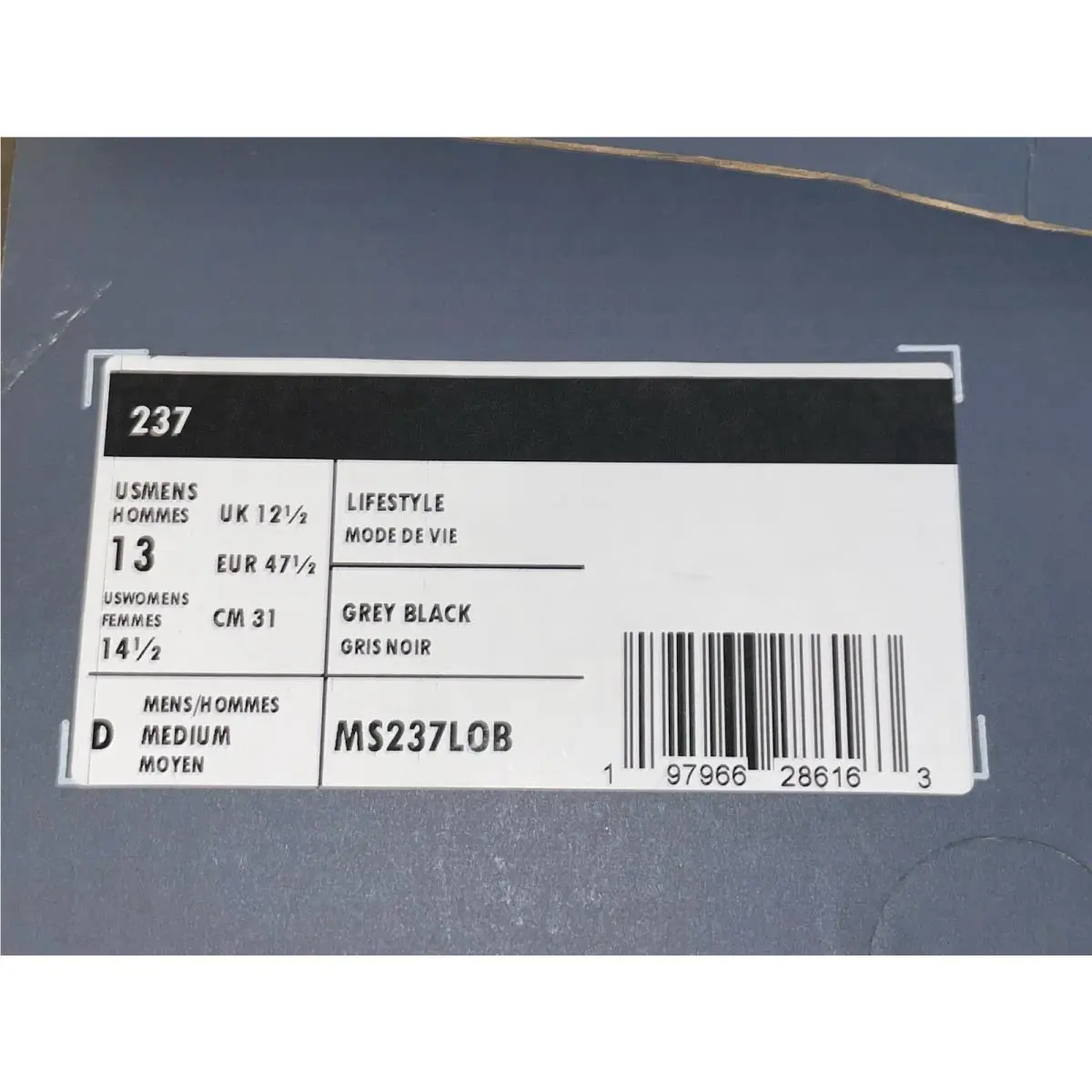New Balance shoes - New Balance 237 - MS237L0B - Black 5