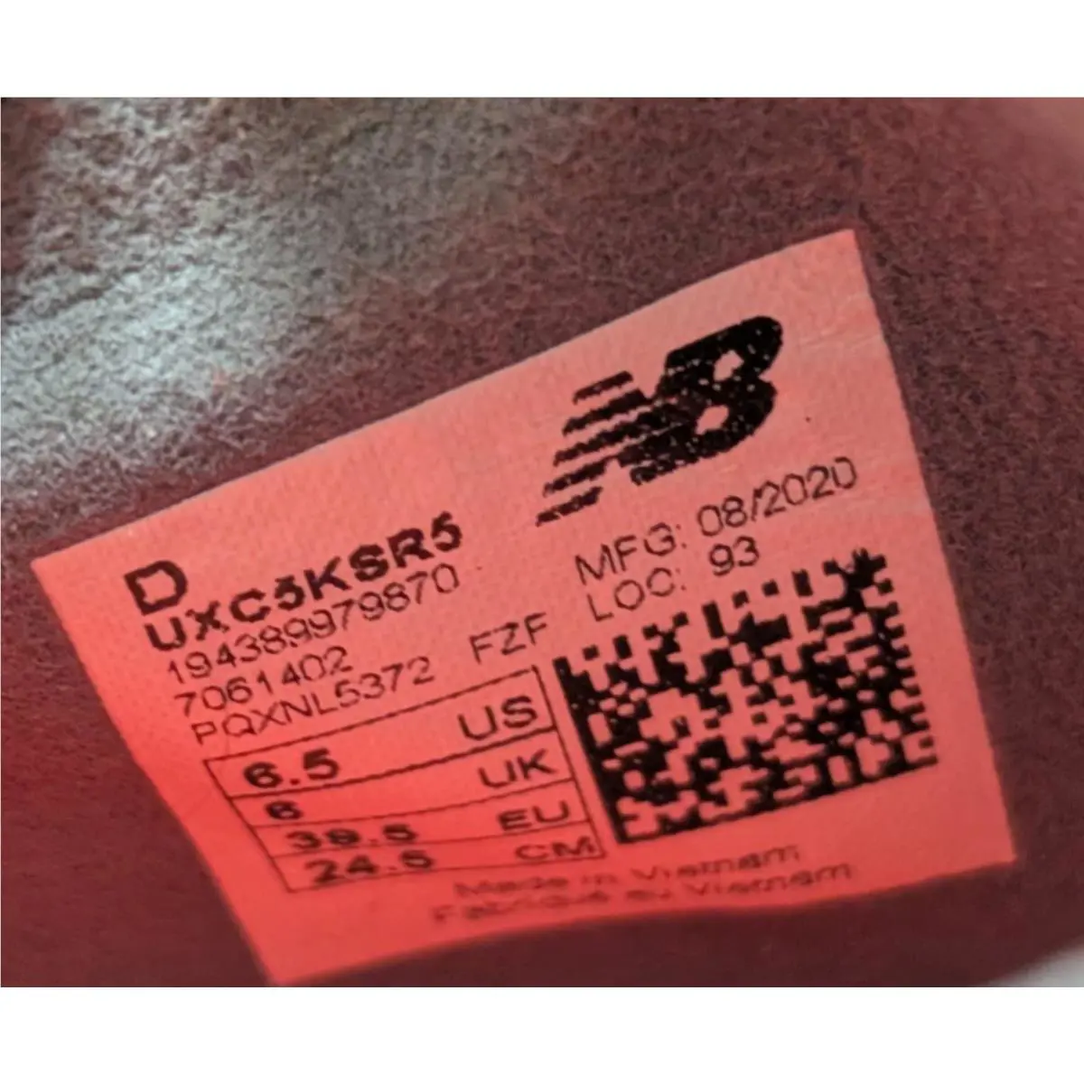 New Balance shoes - UXC5KSR5 - UXC5KSR5 - Black / Silver Metallic, way: Phantom / Steel (UPC: 194389979887) 11