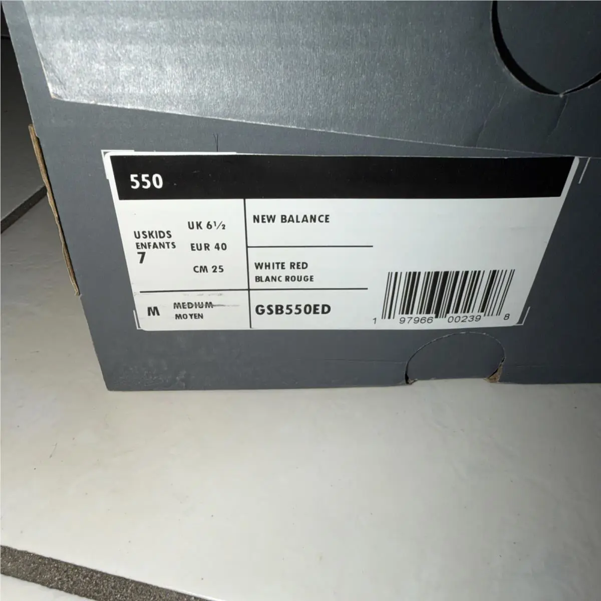 New Balance shoes - New Balance 550 - GSB550CN - Multicolor 4