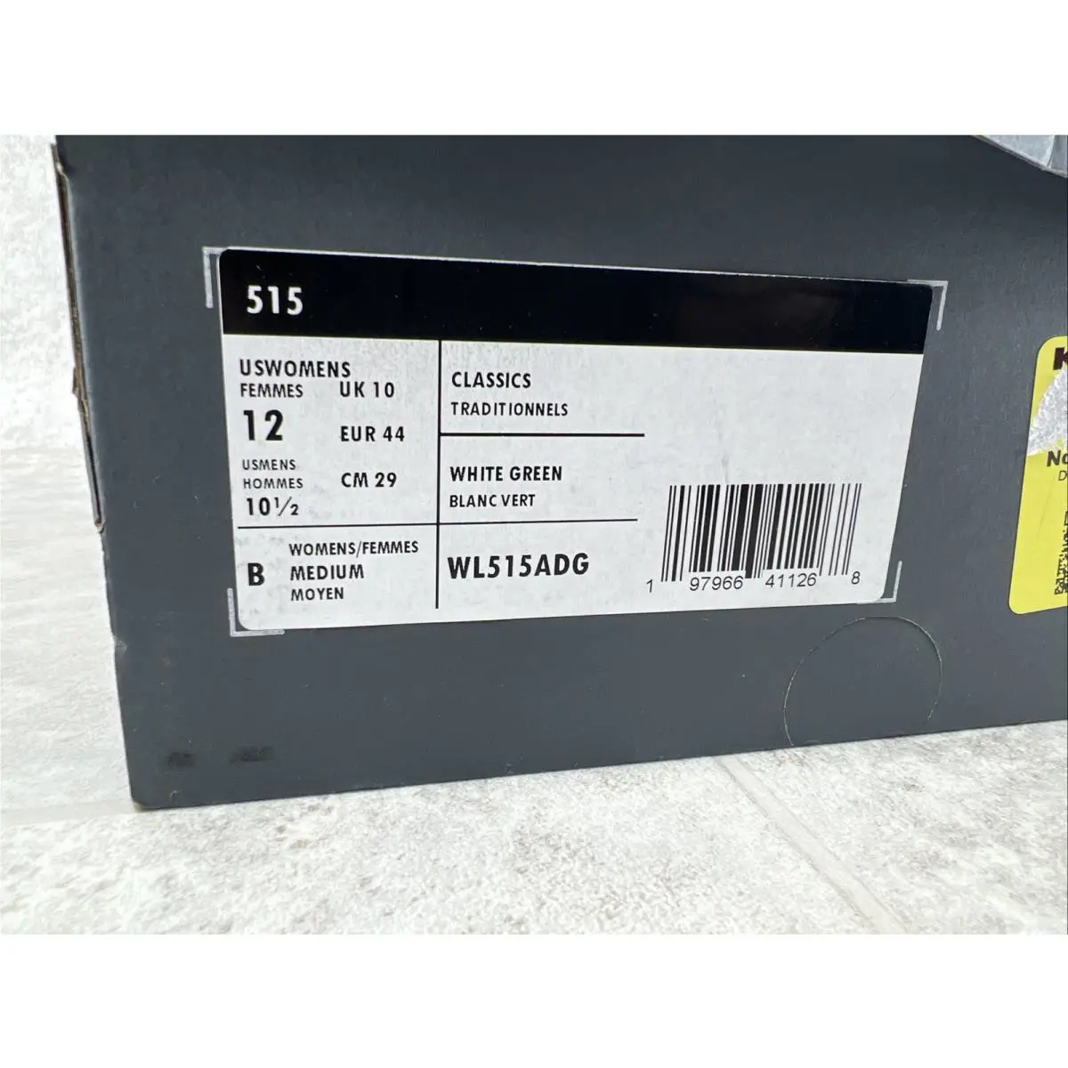 New Balance shoes - New Balance 515 - WL515ADG - White Green (UPC: 0197966411268) 0