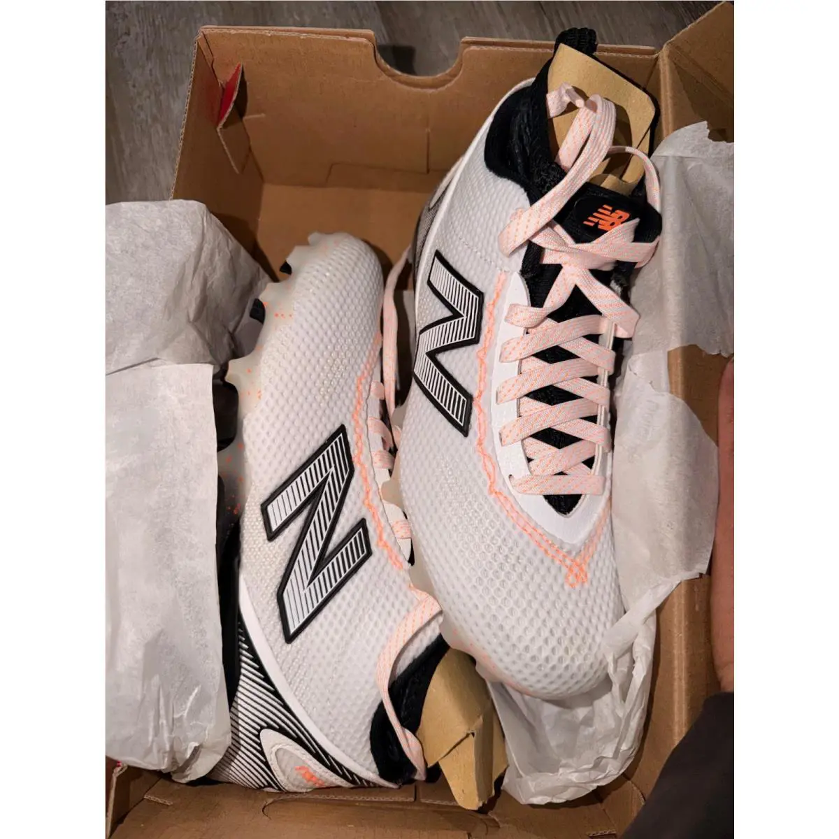 New Balance shoes - New Balance - FREEZPF5 - White/Black/Hot Mango 2