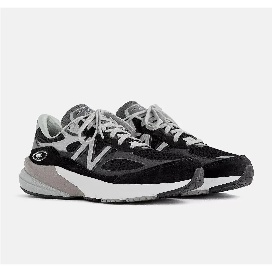 New Balance shoes - W990BK6 - W990BK6 - Black, White, and Gray (UPC: 195907025093) 2