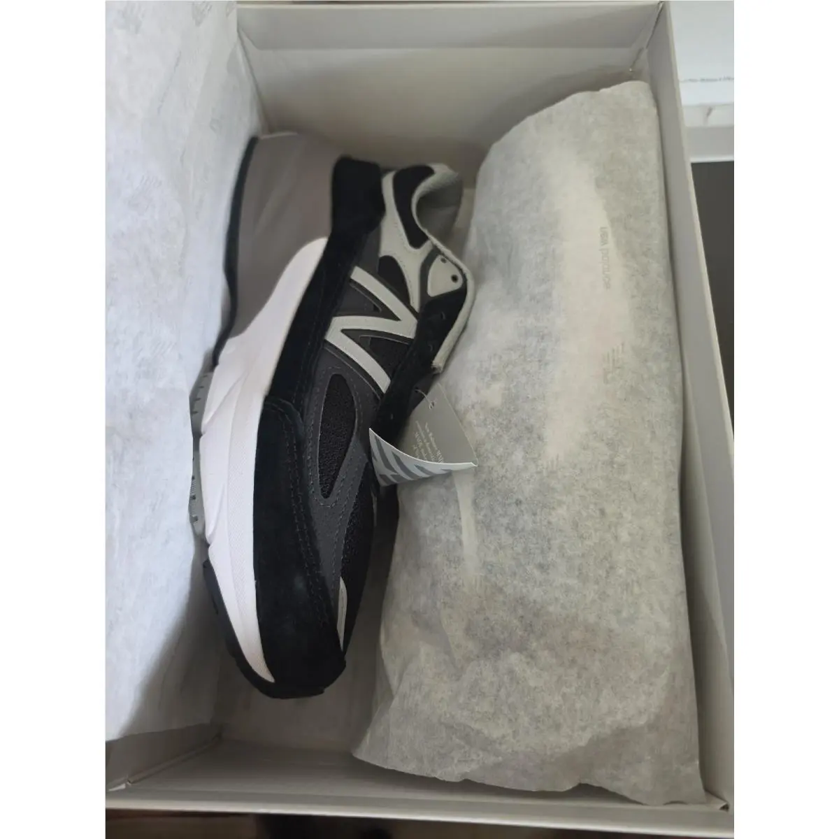 New Balance shoes - W990BK6 - W990BK6 - Black, White, and Gray (UPC: 195907025093) 8