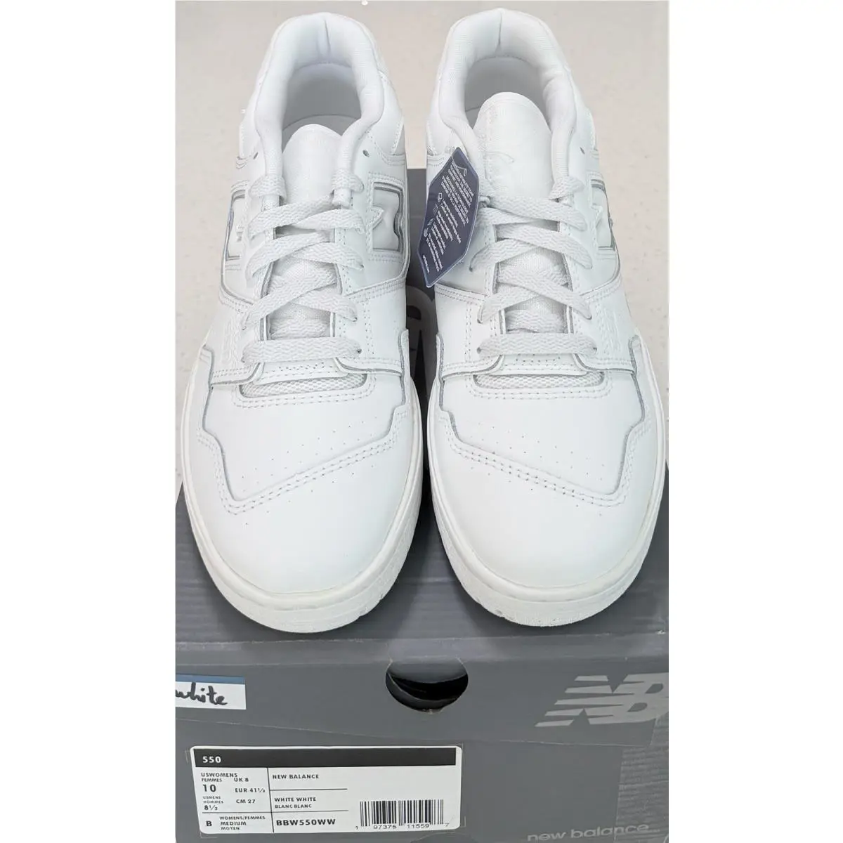 New Balance shoes - New Balance 550 - BB550 - White (UPC: 197375115597) 2