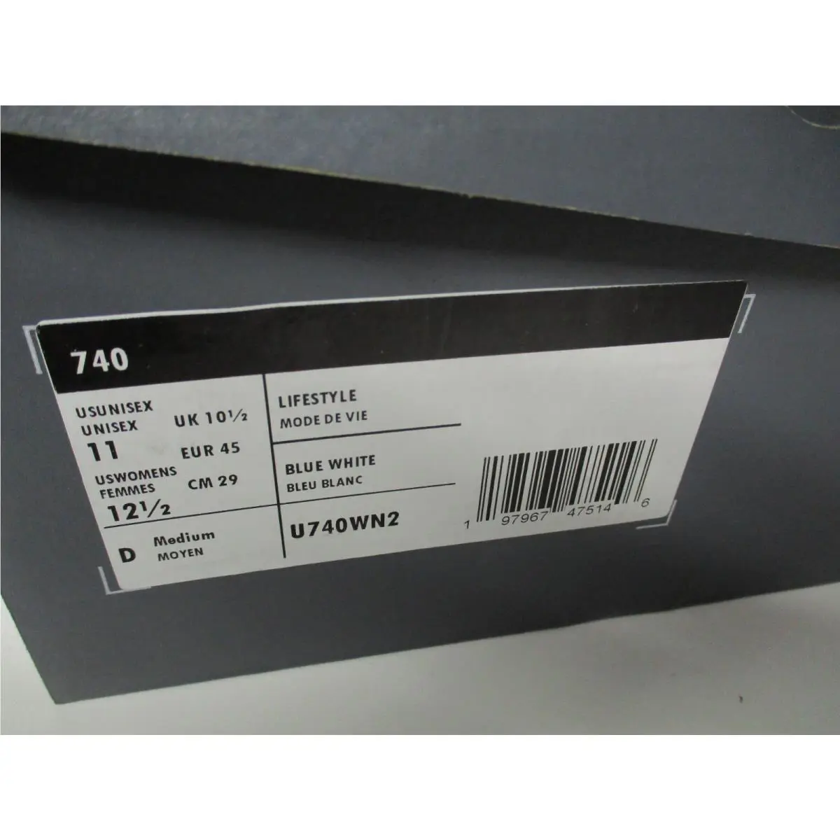 New Balance shoes - New Balance 740 - U740JPG - White 7