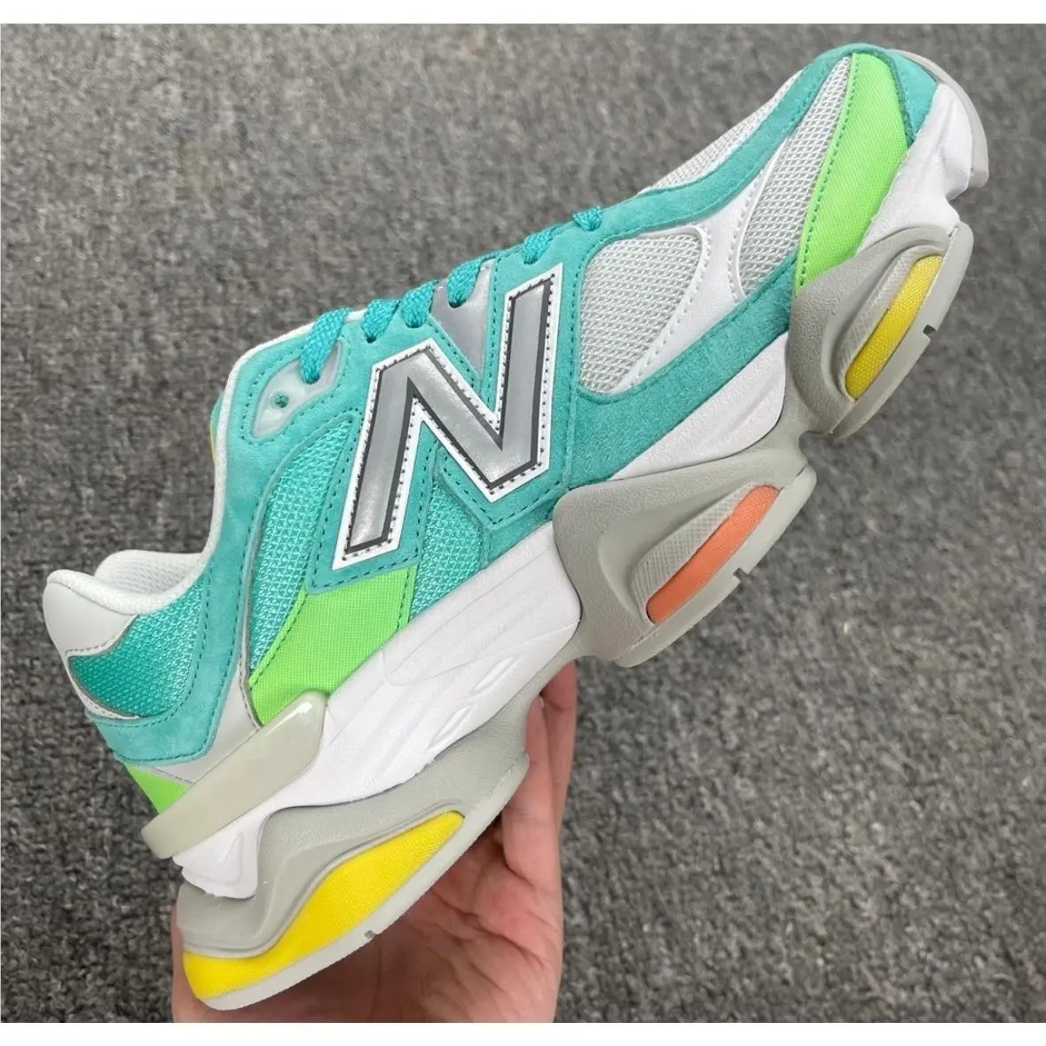 New Balance shoes - New Balance 9060 - U9060DBT - Virtual Blue / White / Reflection Grey 6