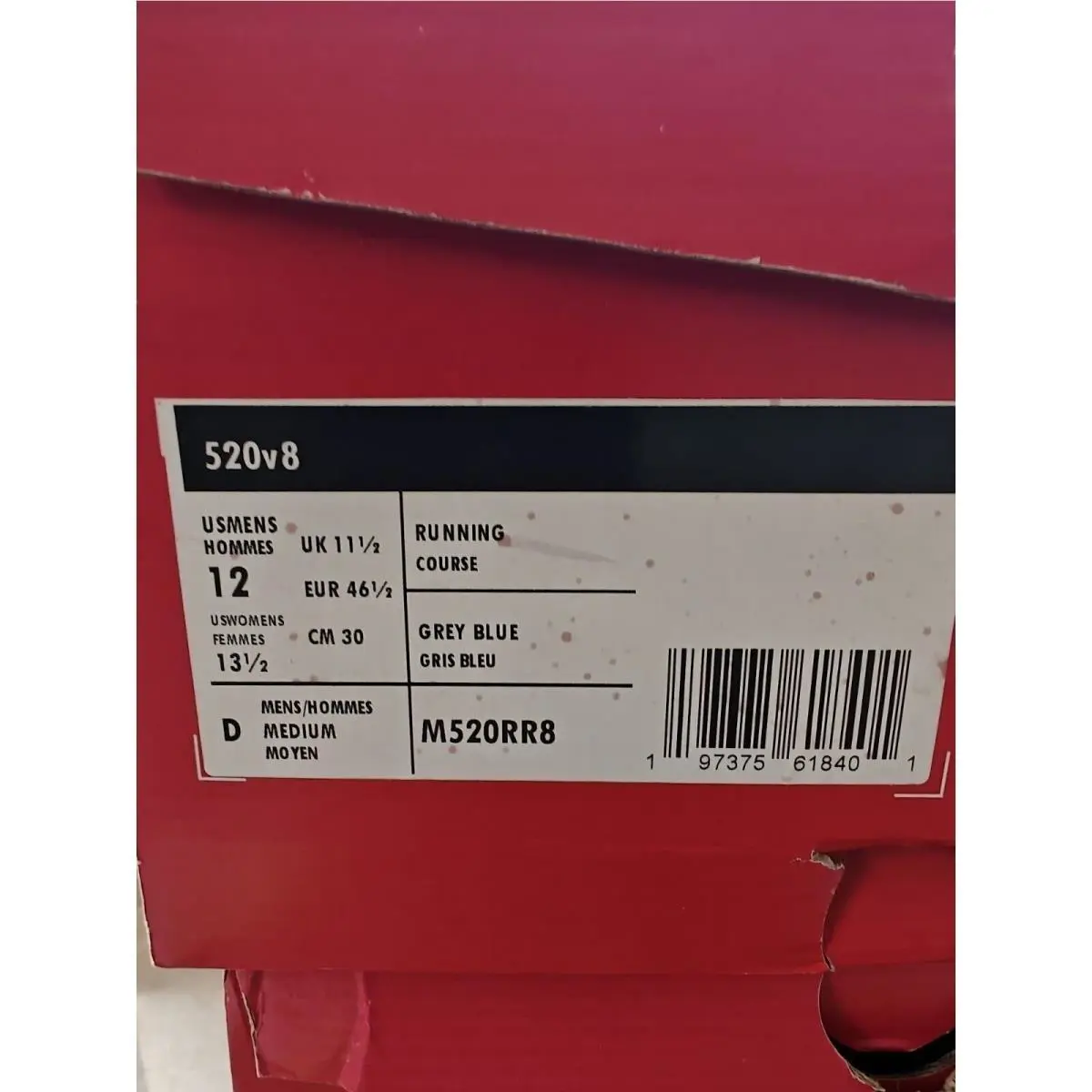 New Balance shoes - M520rr8 - M520rr8 - Gray 8