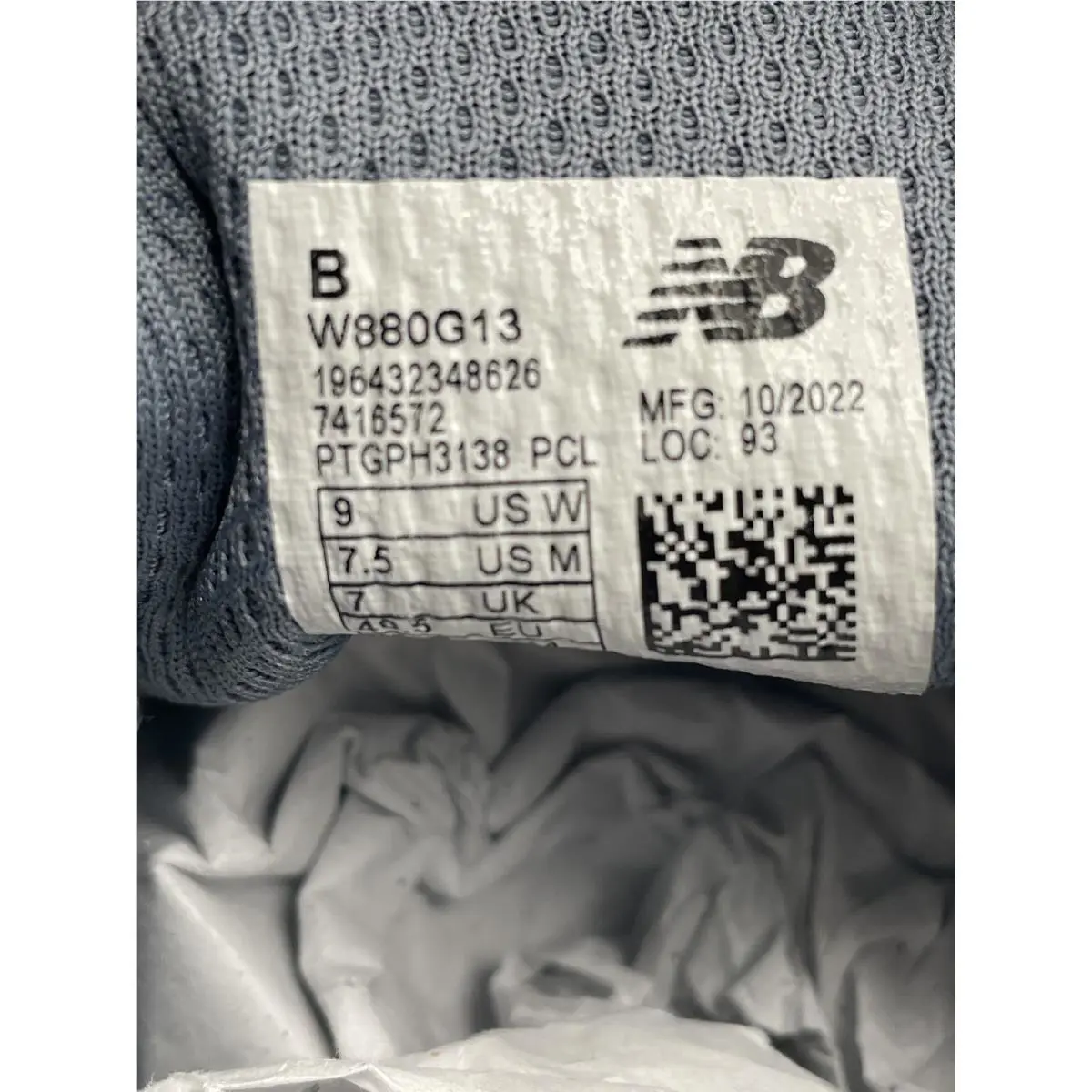 New Balance shoes - 880 V13 - Blueish Grey (UPC: 196432348626) 2