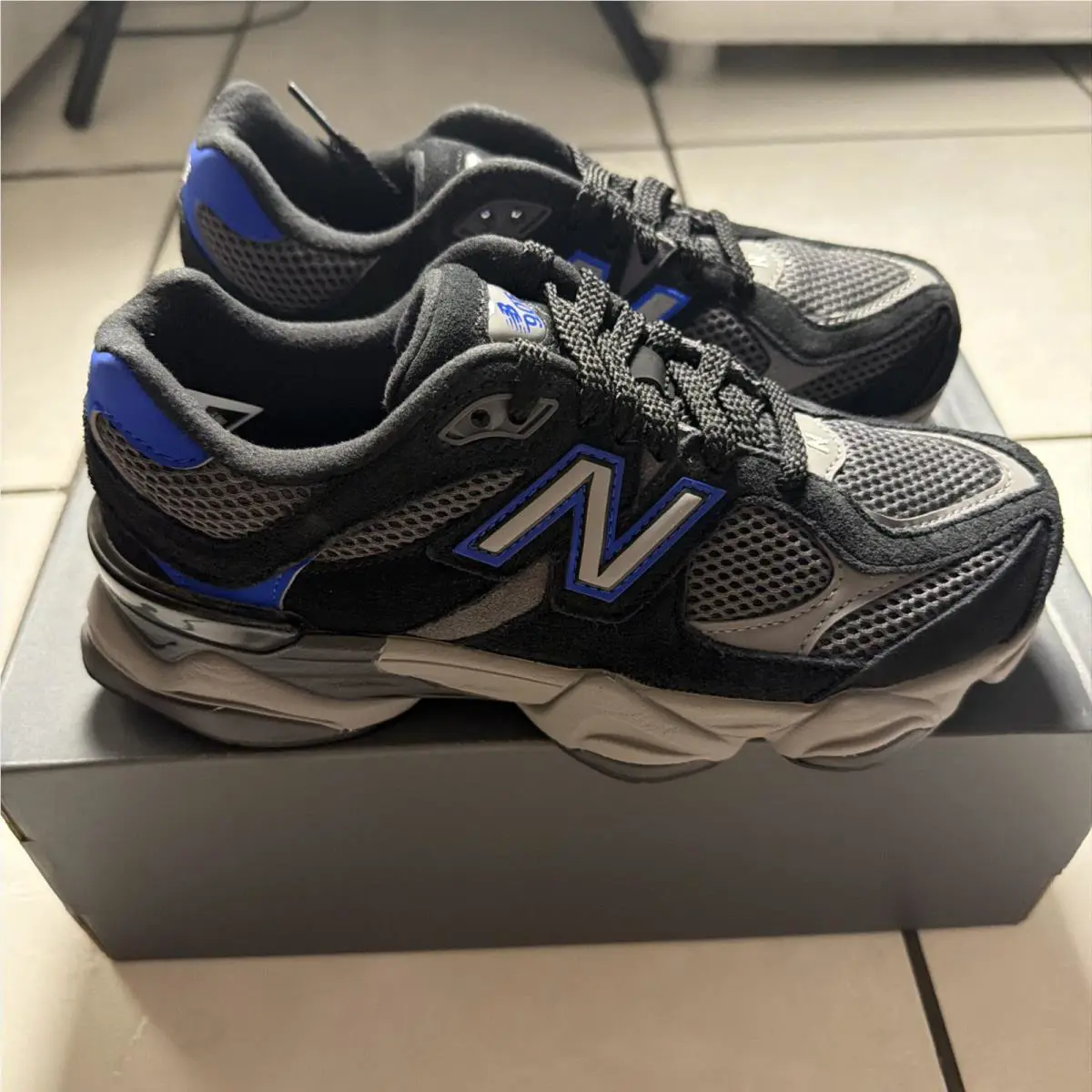New Balance shoes - New Balance 9060 - Black/Grey/Blue 1