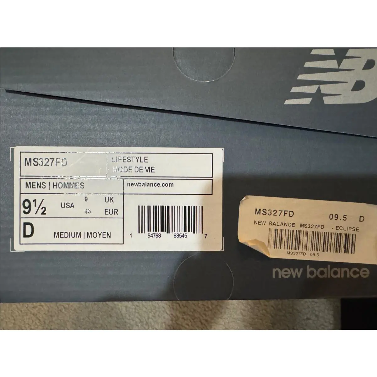 New Balance shoes - New Balance 327 - MS327FD - Blue 4