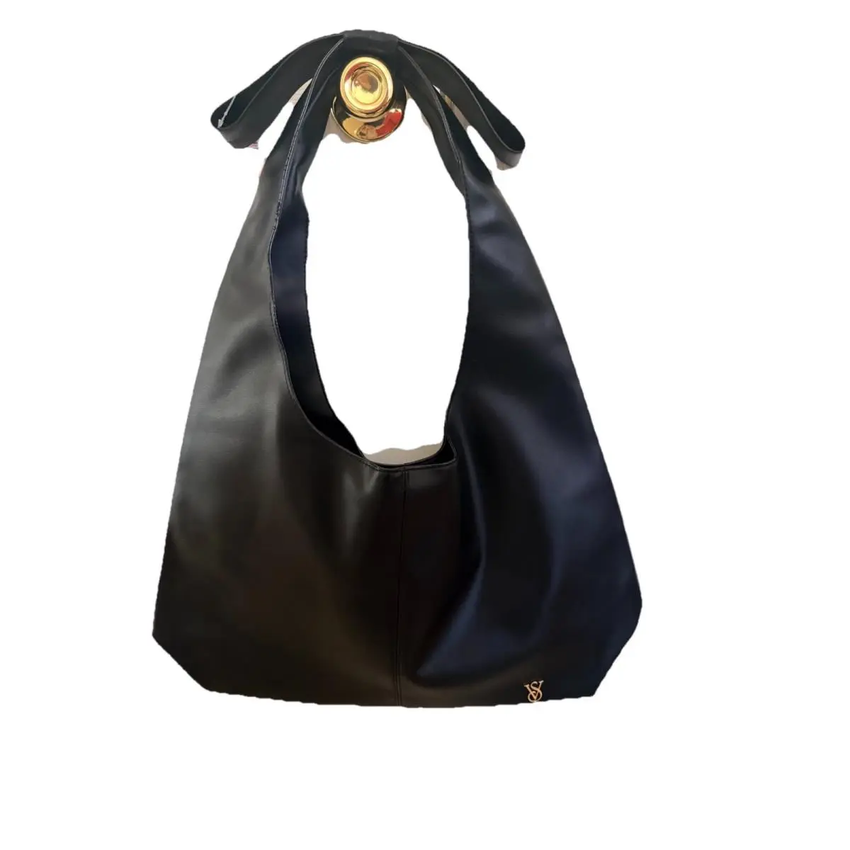 Victorias Secret Black Bow Tote Bag