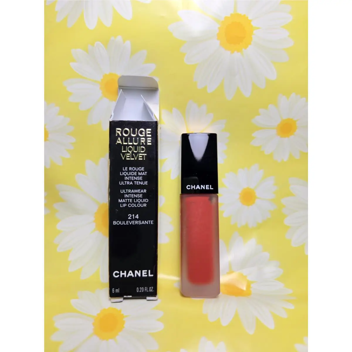 Chanel Rouge Allure Liquid Velvet Matte Lipstick 214 Bouleversante