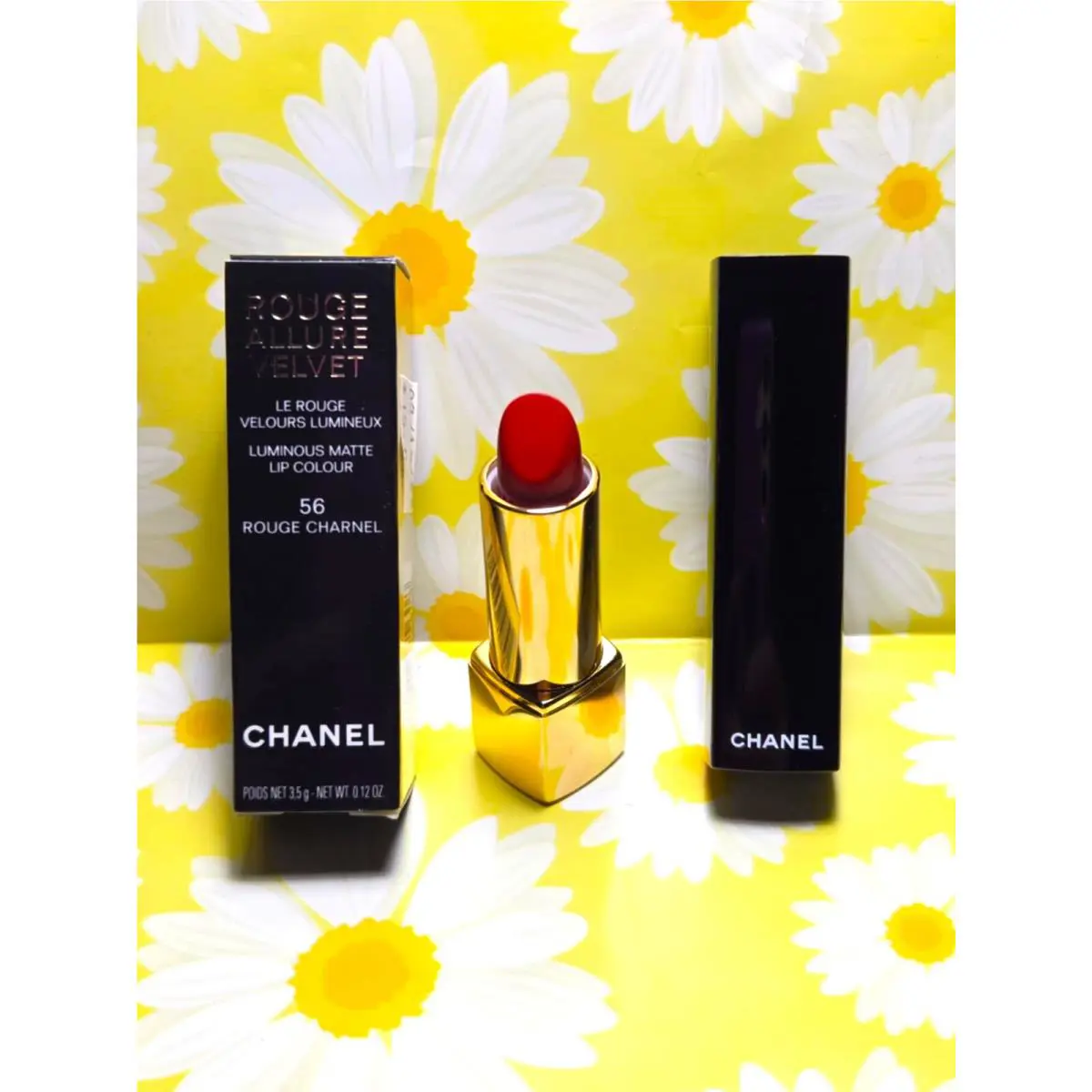 Chanel Rouge Allure Velvet Luminous Matte Lip Colour 56 Rouge Charnel