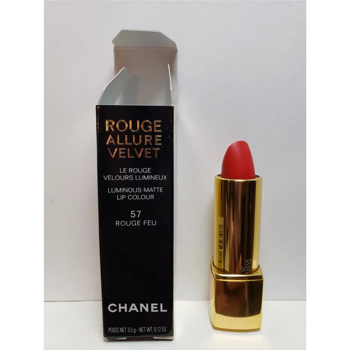 Chanel Rouge Allure Velvet Luminous Intense Lip Colour 57 Rouge Feu