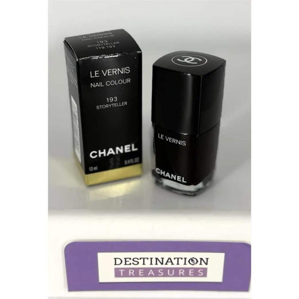 Chanel Storyteller 179.193 Nail Polish Colour Dark Goth Black Red
