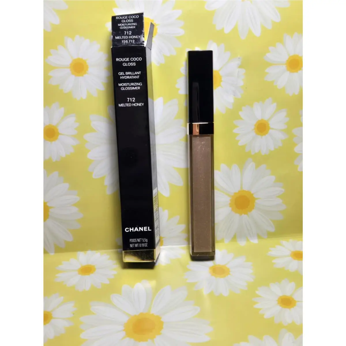 Chanel Rouge Coco Gloss Moisturizing Glossimer 712 Melted Honey