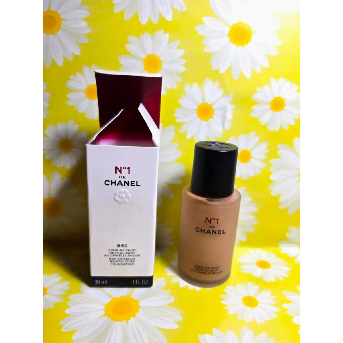 Chanel No1 Red Camellia Revitalizing Foundation B60 1oz