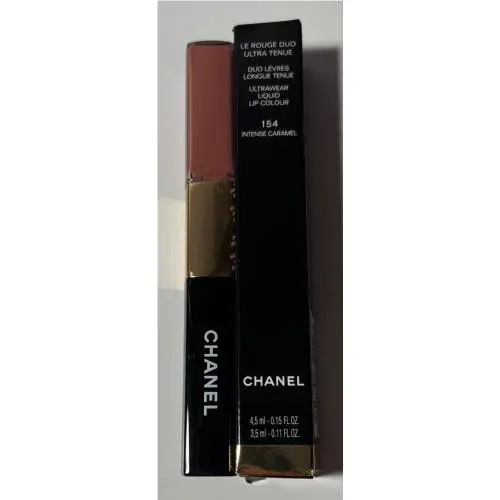 Chanel 154 Intense Caramel Le Rouge Duo Ultra Tenue Ultrawear Liquid Lip Colour