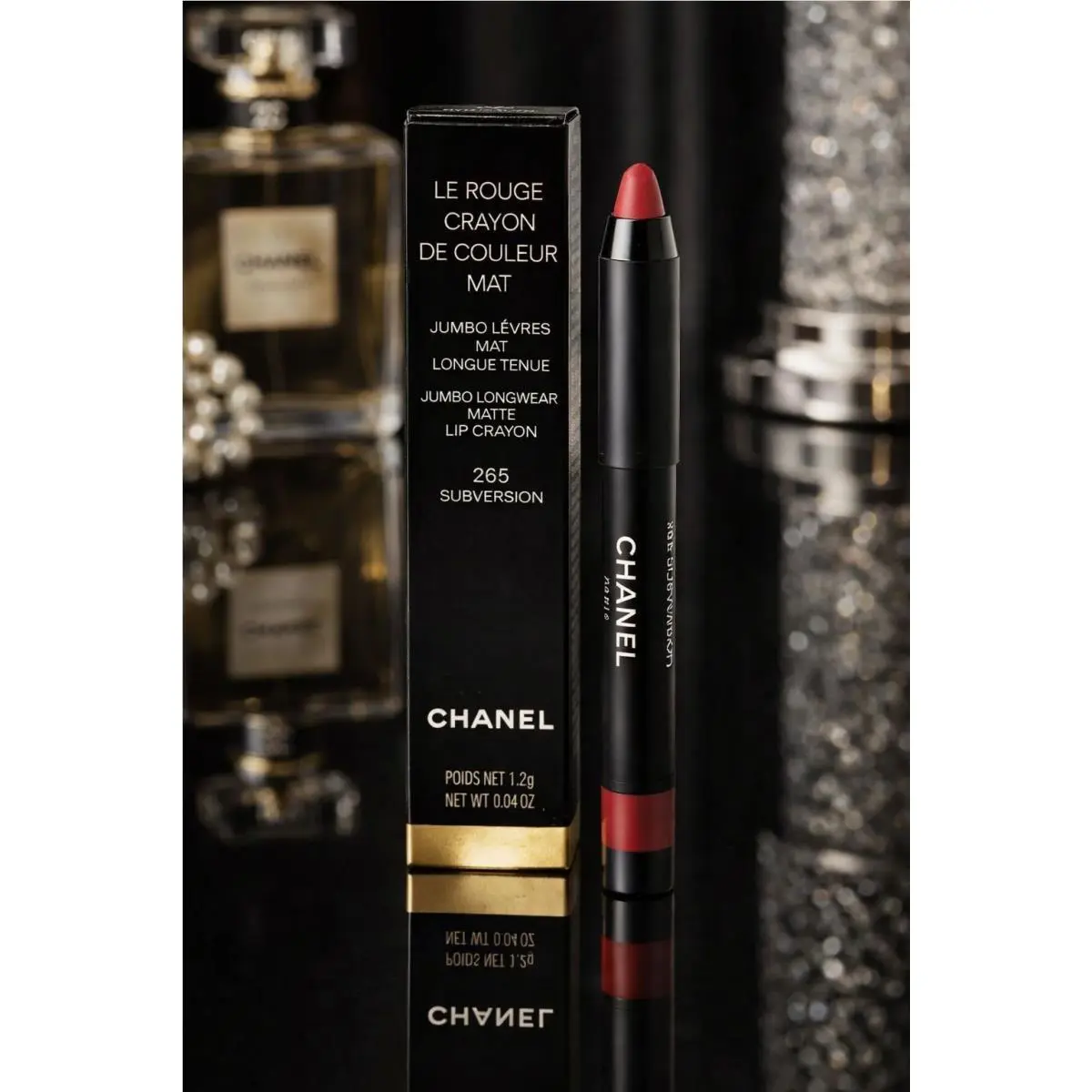 Chanel Le Rouge Crayon De Couleur 265 Suberversion Matte Lip Crayon Jumbo