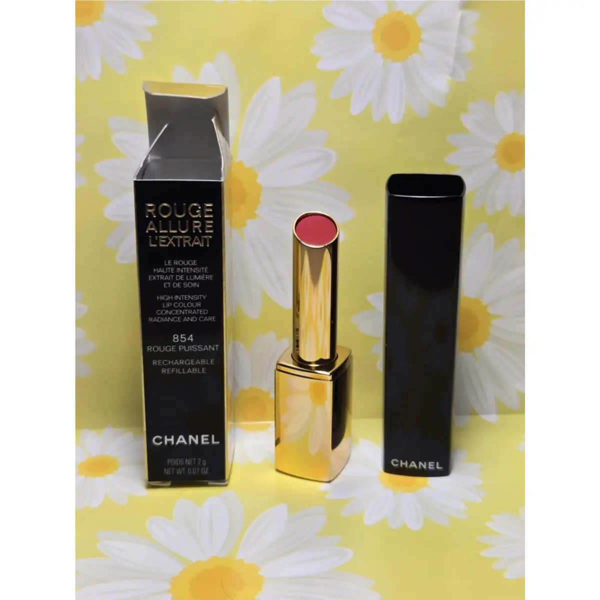 Chanel Rouge Allure L’extrait High-intensity Lip Colour 854 Rouge Puissant