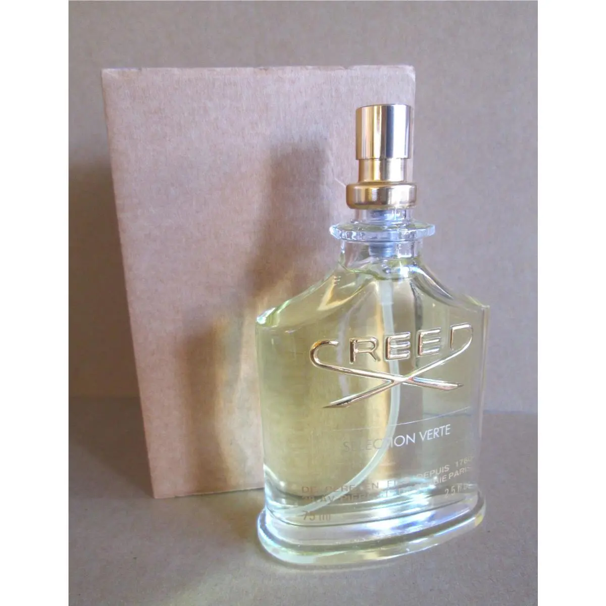 Selection Verte Creed 1990`S Vintage Eau DE Parfum 75 ML 2.5 OZ Broken Sprayer