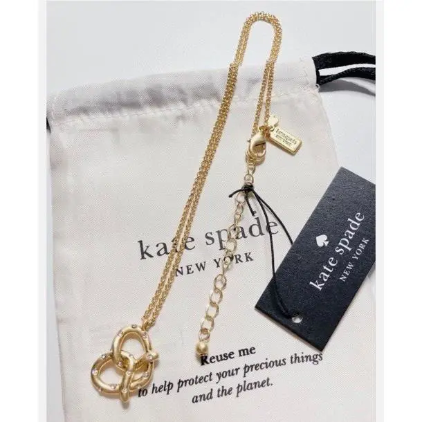 Kate Spade Pretzel Pendant Necklace