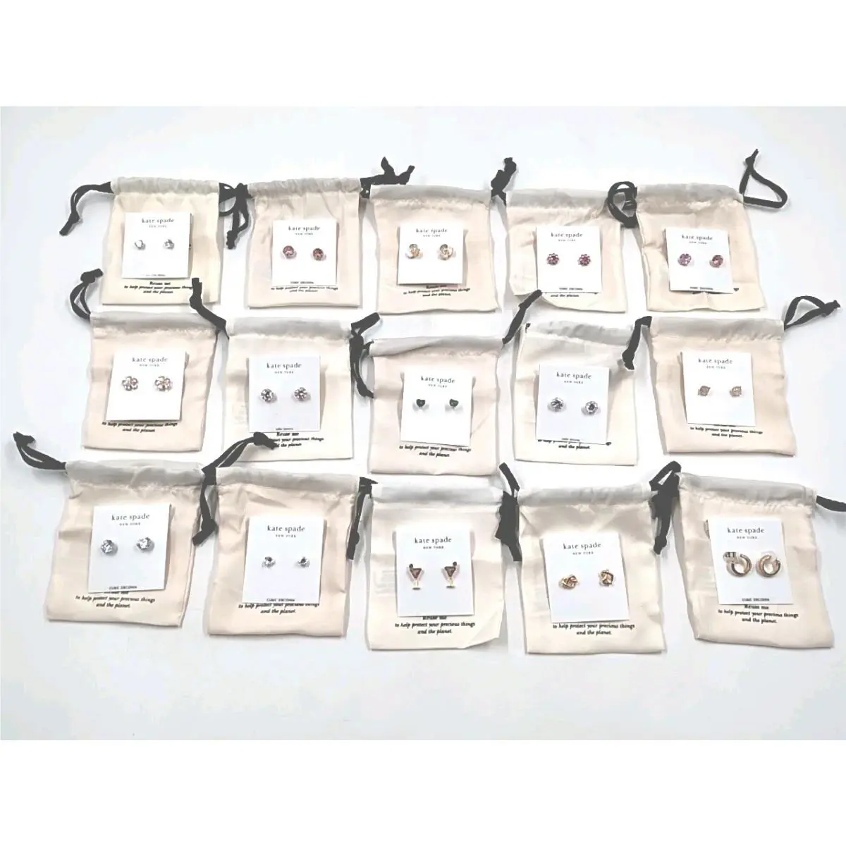Kate Spade New York Assorted Earrings - Jewelry - 15 Pieces Total - Z1-C12