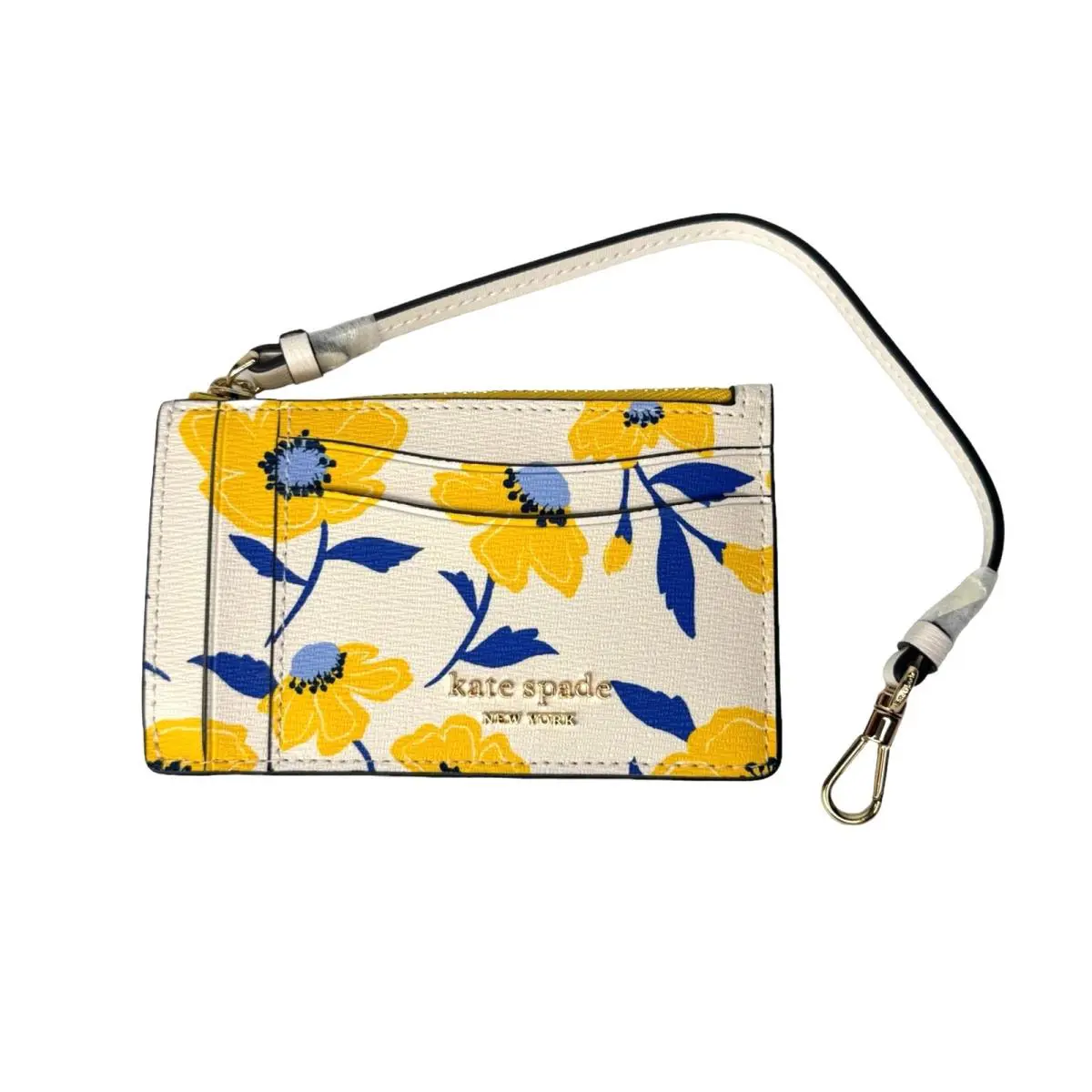 Kate Spade Morgan Sunshine Floral Printed Card Case Wristlet