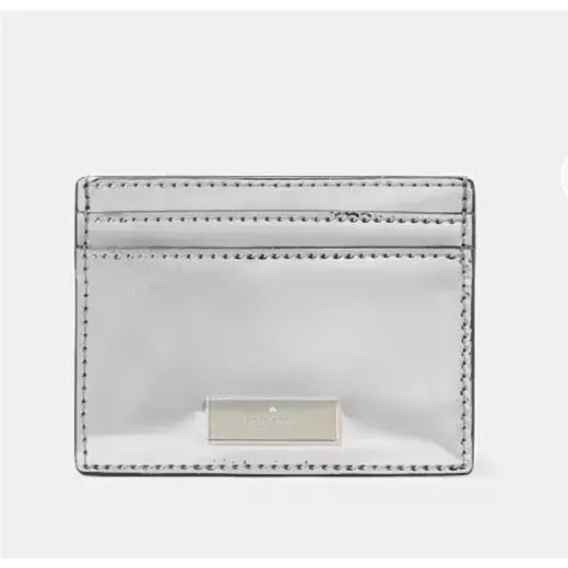 Kate Spade Bridget Mirror Metallic Small Slim Card Holder