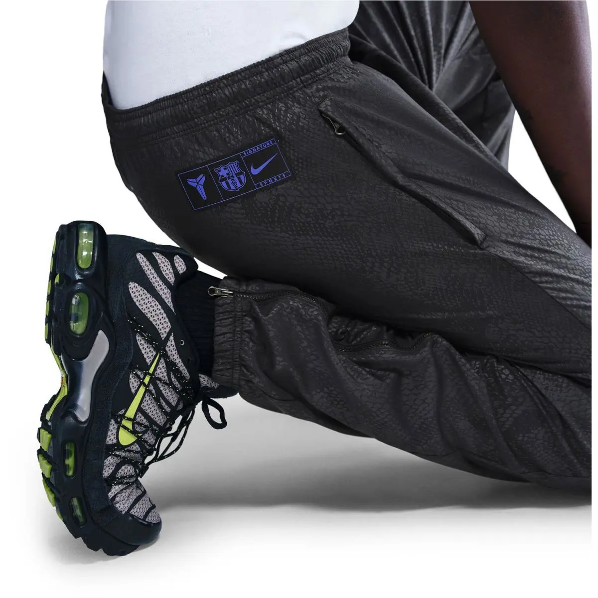 Nike clothing - Nike Kobe x F.C. Barcelona Away Soccer Track Pants - HM4228-010 - Black (UPC: 198480455189) 10