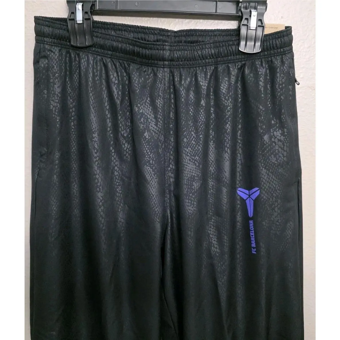Nike clothing - Nike Kobe x F.C. Barcelona Away Soccer Track Pants - HM4228-010 - Black (UPC: 198480455189) 0