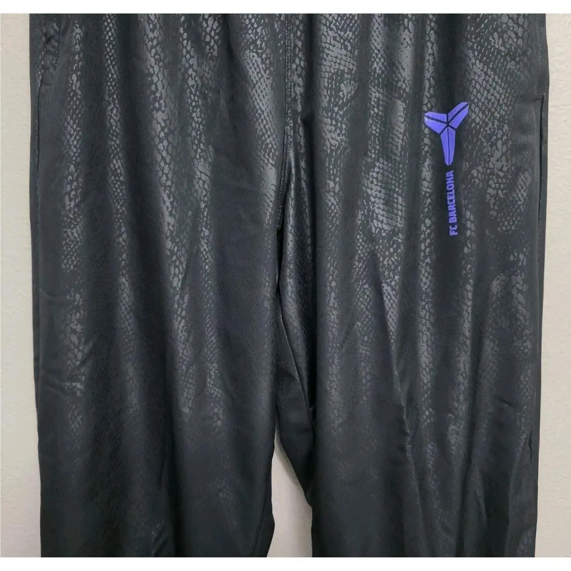 Nike clothing - Nike Kobe x F.C. Barcelona Away Soccer Track Pants - HM4228-010 - Black (UPC: 198480455189) 1