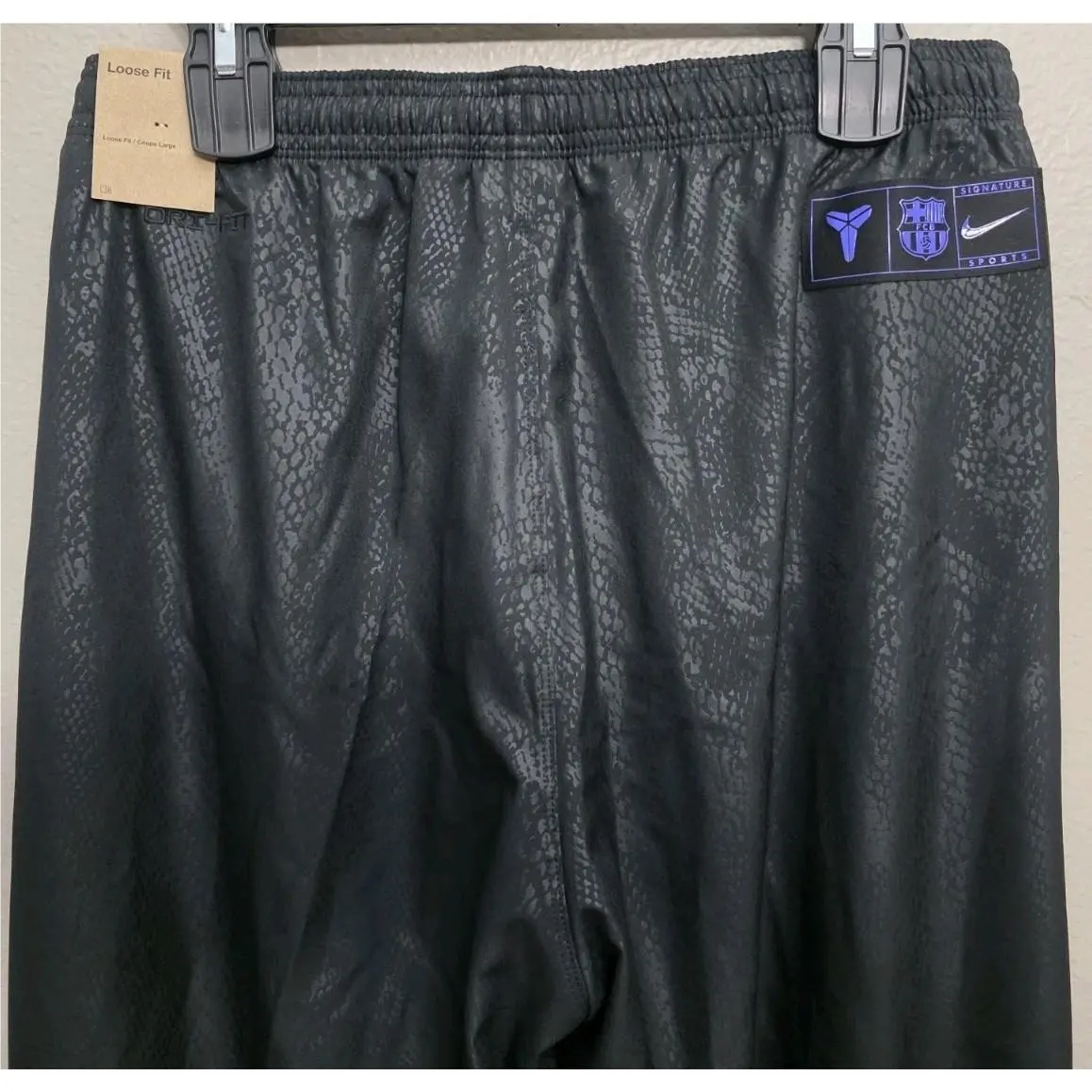 Nike clothing - Nike Kobe x F.C. Barcelona Away Soccer Track Pants - HM4228-010 - Black (UPC: 198480455189) 5