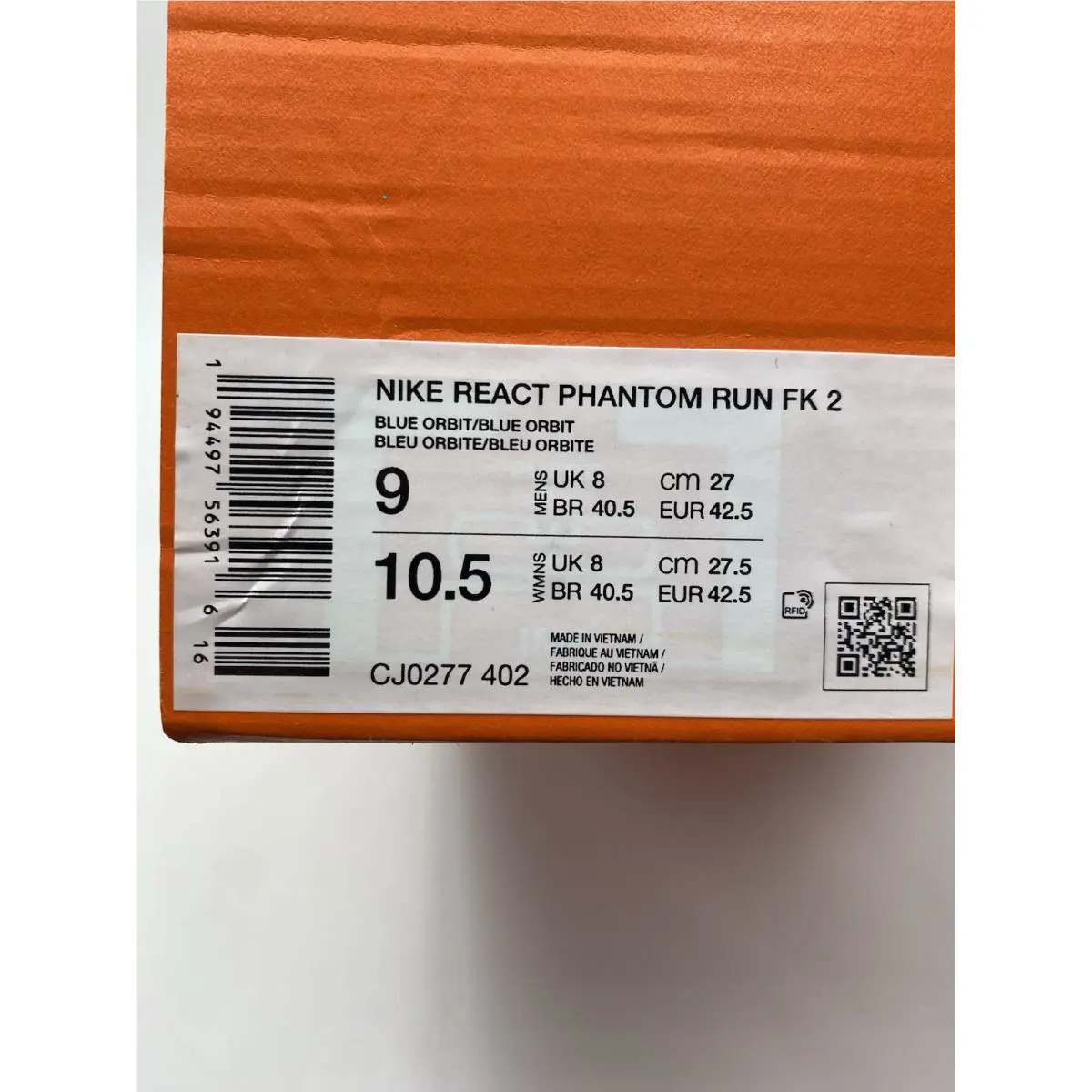 Nike shoes - Nike React Phantom - React Phantom - CJ0277-402 - Blue Orbit (UPC: 194497563916) 6