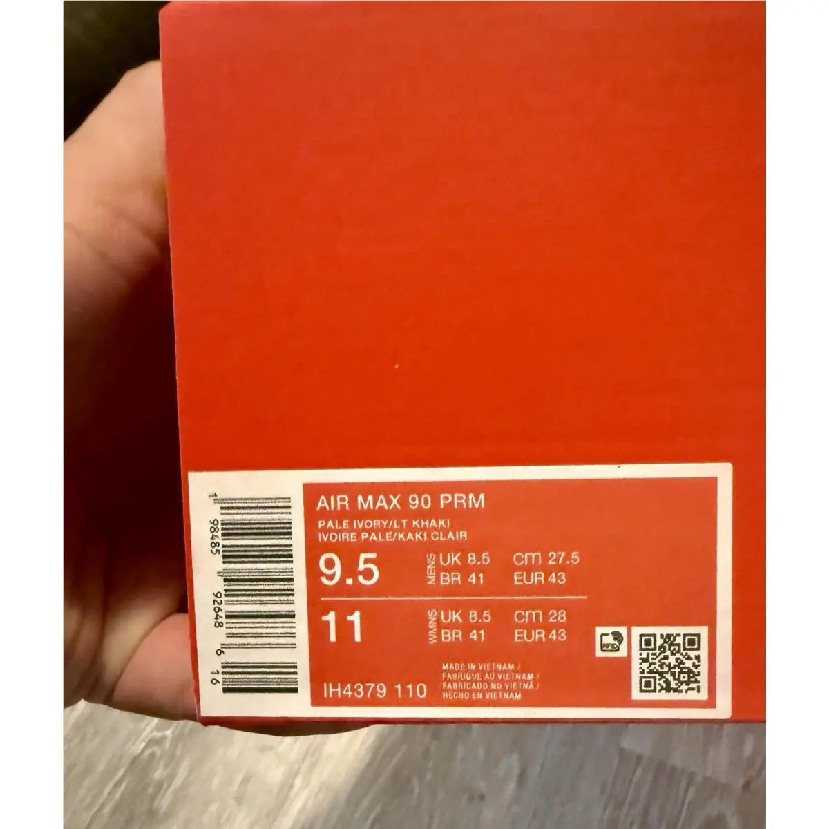 Nike shoes - Nike Air Max 90 PRM - IH4379-110 - Pale Ivory / Light Khaki / Thunder Blue / Sail (UPC: 198485926486) 10