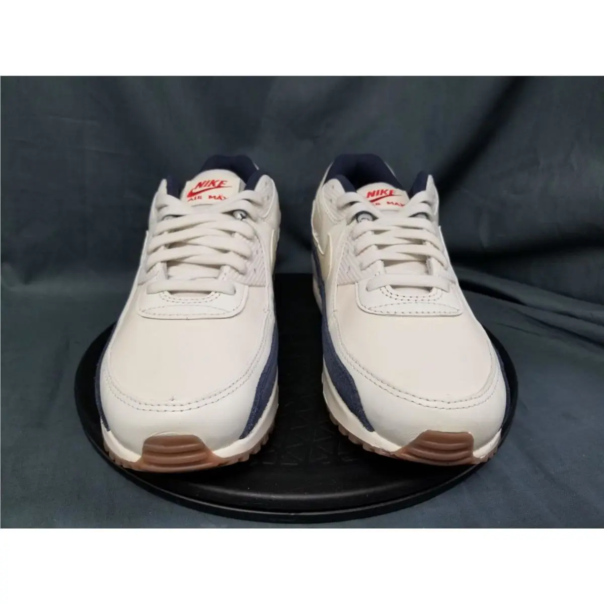 Nike shoes - Nike Air Max 90 PRM - IH4379-110 - Pale Ivory / Light Khaki / Thunder Blue / Sail (UPC: 198485922945) 1