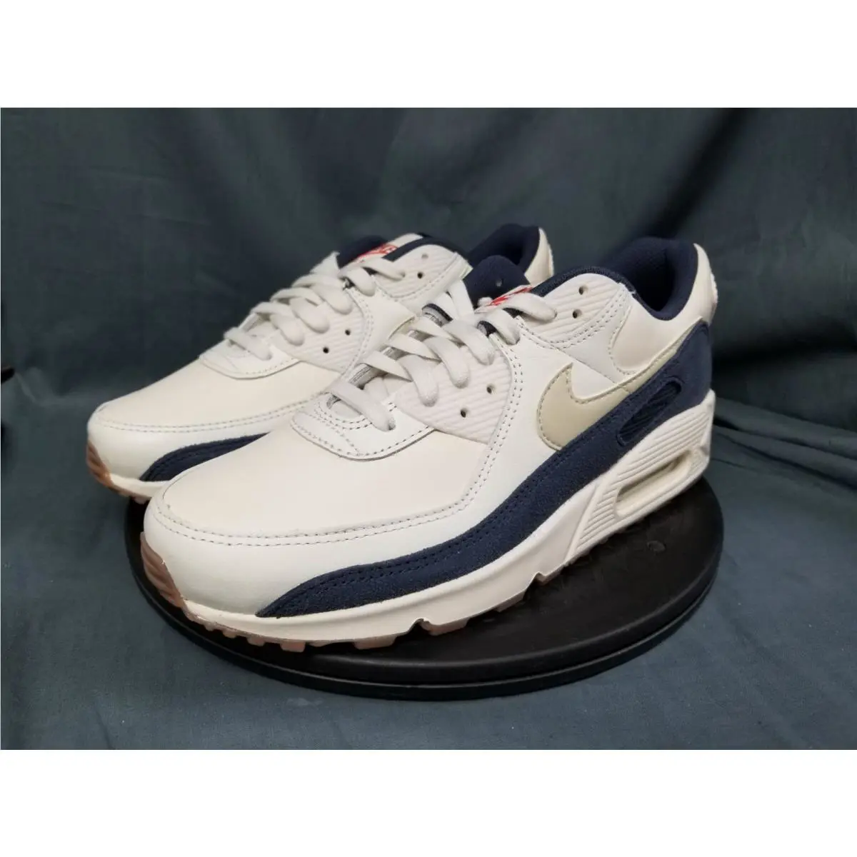 Nike shoes - Nike Air Max 90 PRM - IH4379-110 - Pale Ivory / Light Khaki / Thunder Blue / Sail (UPC: 198485922945) 2