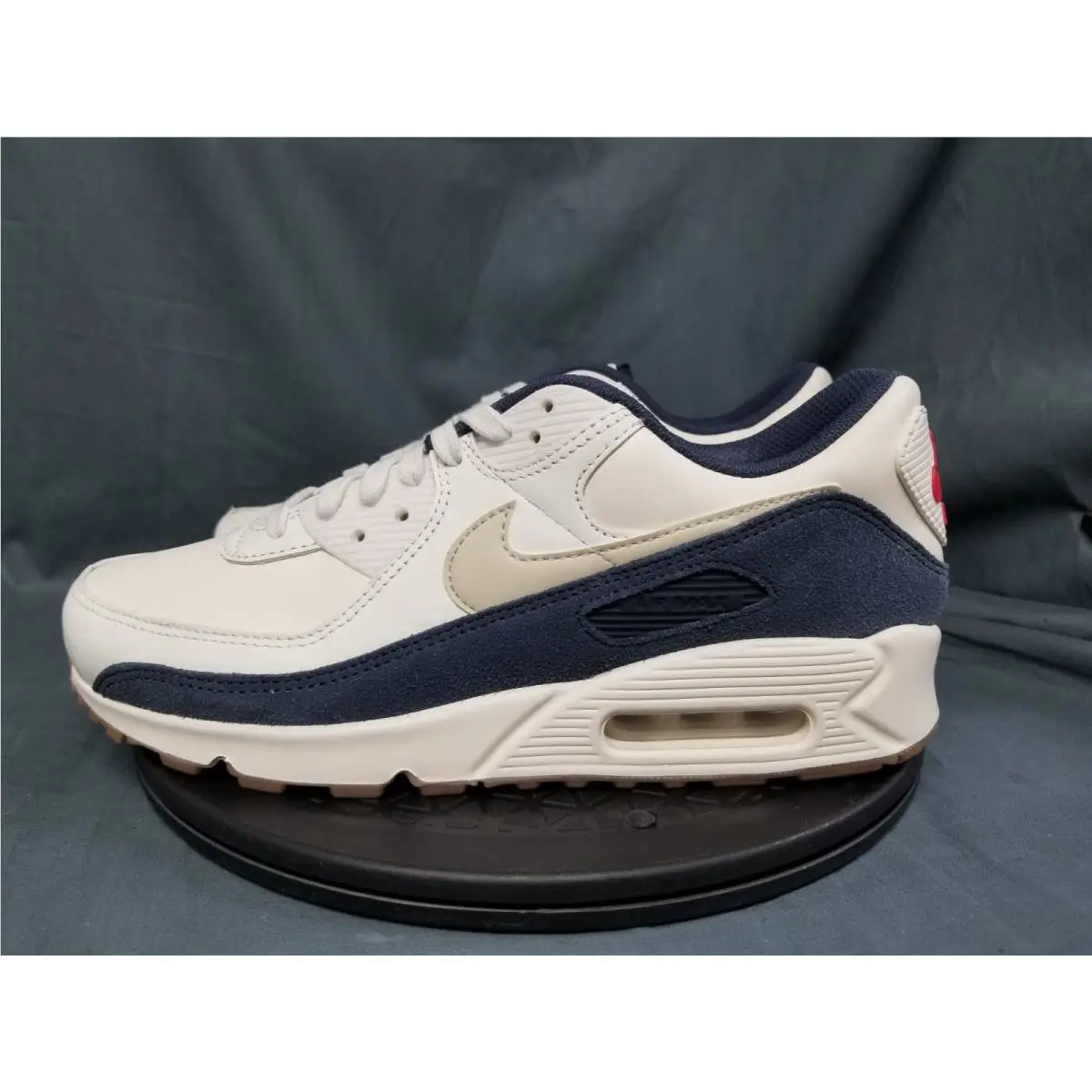 Nike shoes - Nike Air Max 90 PRM - IH4379-110 - Pale Ivory / Light Khaki / Thunder Blue / Sail (UPC: 198485922945) 3
