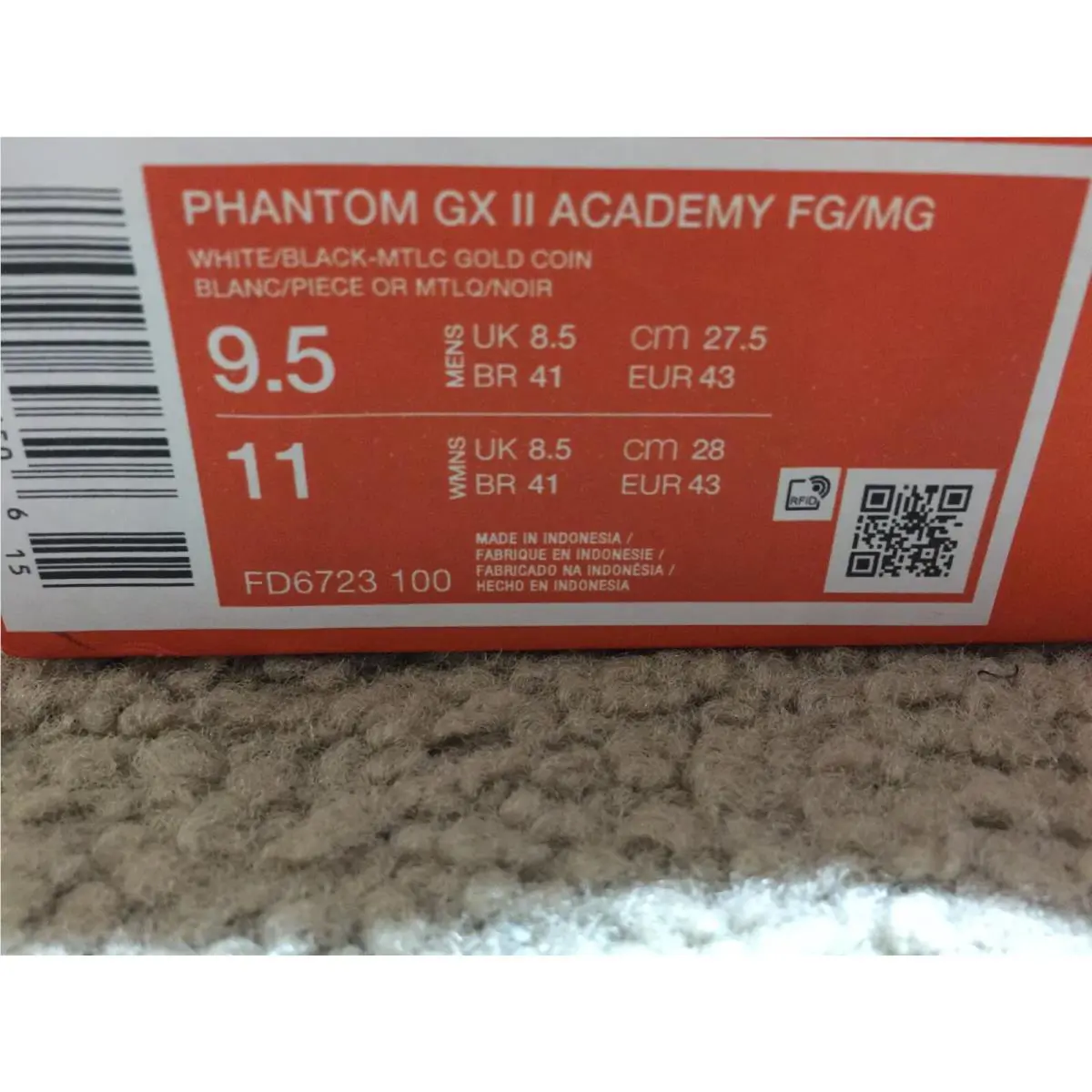 Nike shoes - Nike Phantom GX - Phantom - FD6723-100 - White (UPC: 196974690702) 6