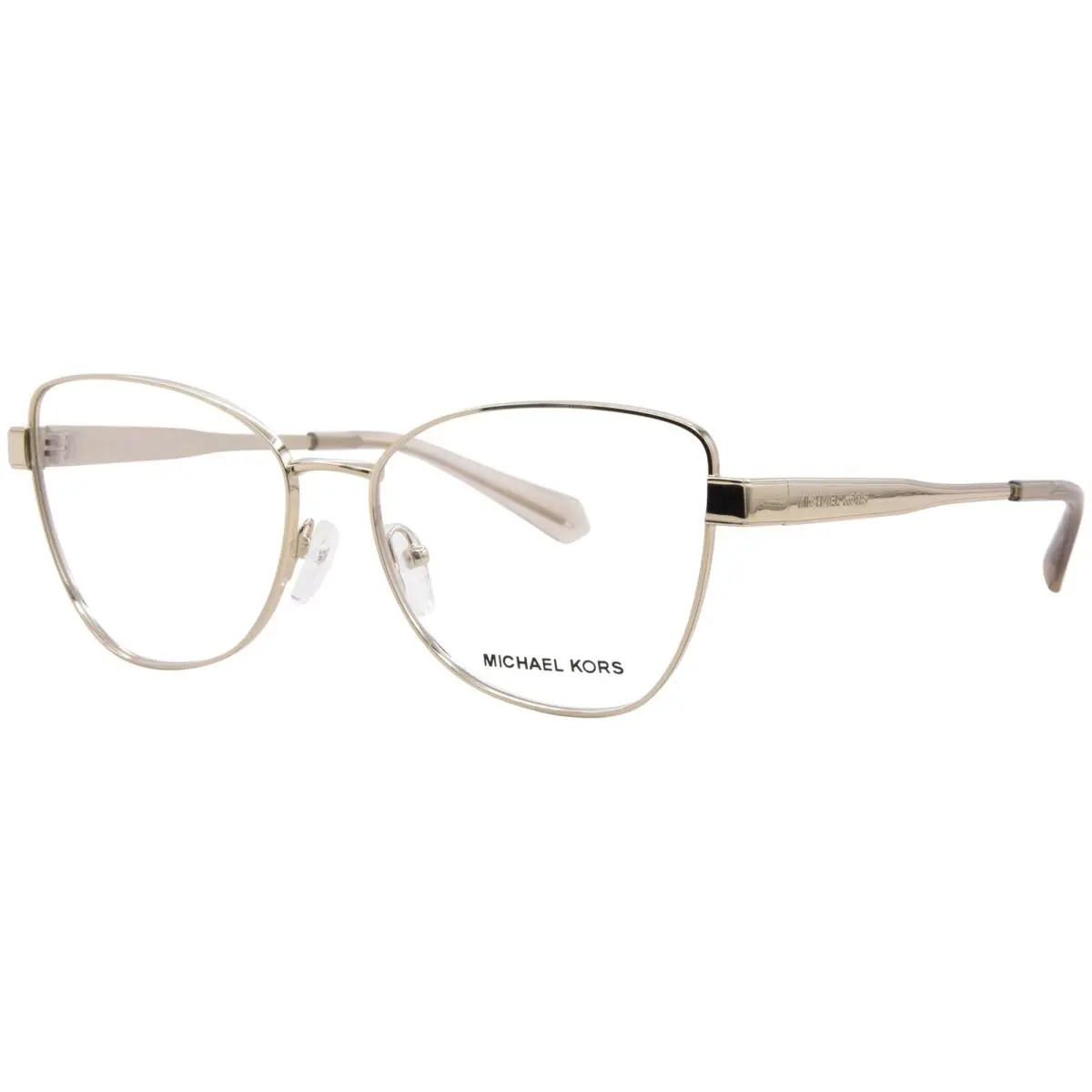 Michael Kors Paris MK3085 1014 Eyeglasses Women`s Light Gold Full Rim 54mm