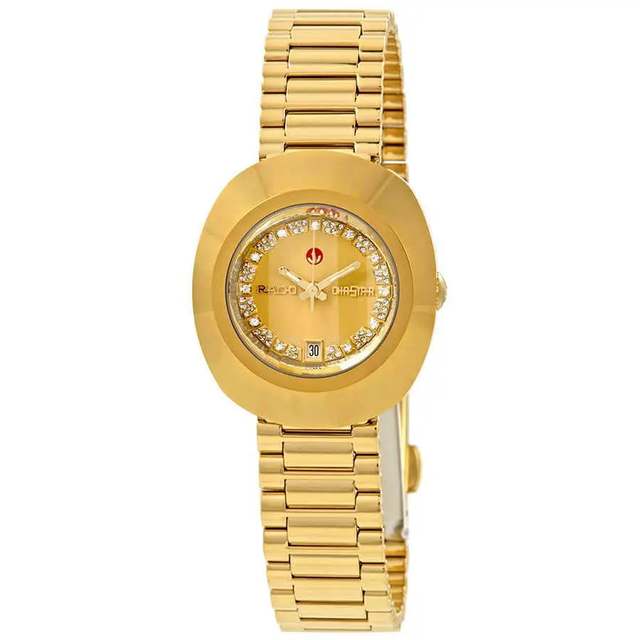 The S Automatic Gold Dial Ladies Watch R12416673 by Rado
