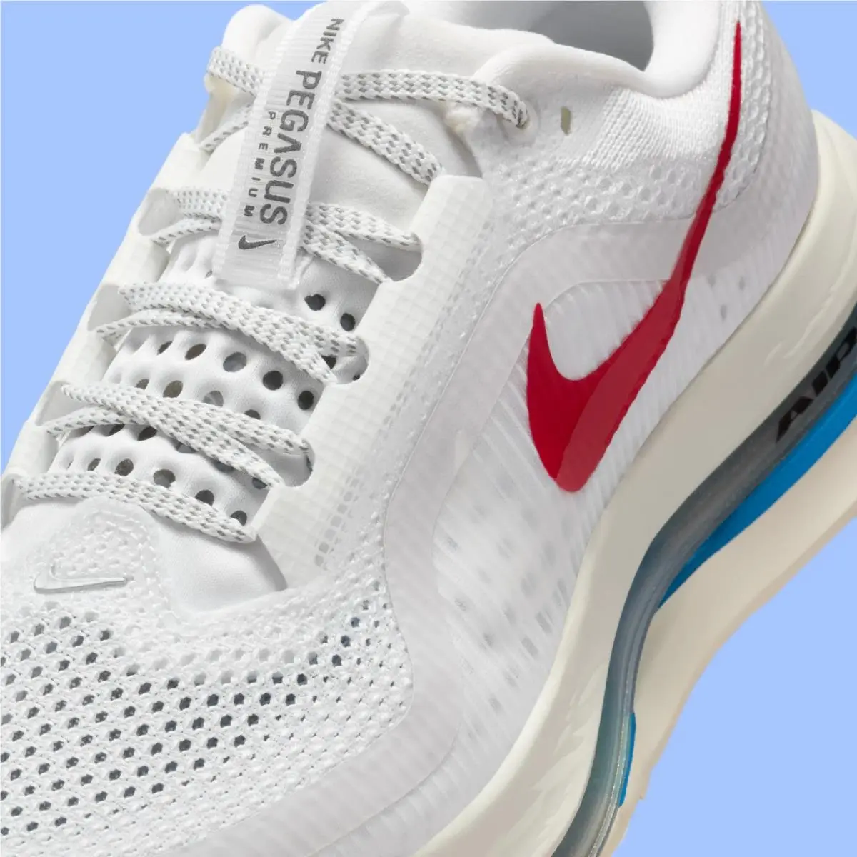Nike shoes - Nike Pegasus Premium - Pegasus Premium - IH7347-111 - White/Sail/Black/Fire Red/Light Photo Blue 5